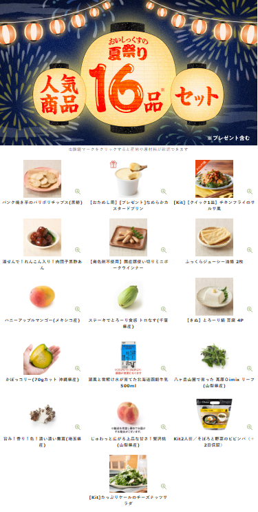79%OFF！？Oisix(オイシックス)の夏祭りセールお試しセット贅沢な16品で神すぎ！