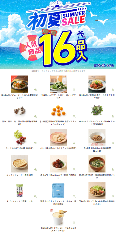 75%OFF!?2026年Oisixの初夏サマーセールお試しセット贅沢な16品で神すぎ!